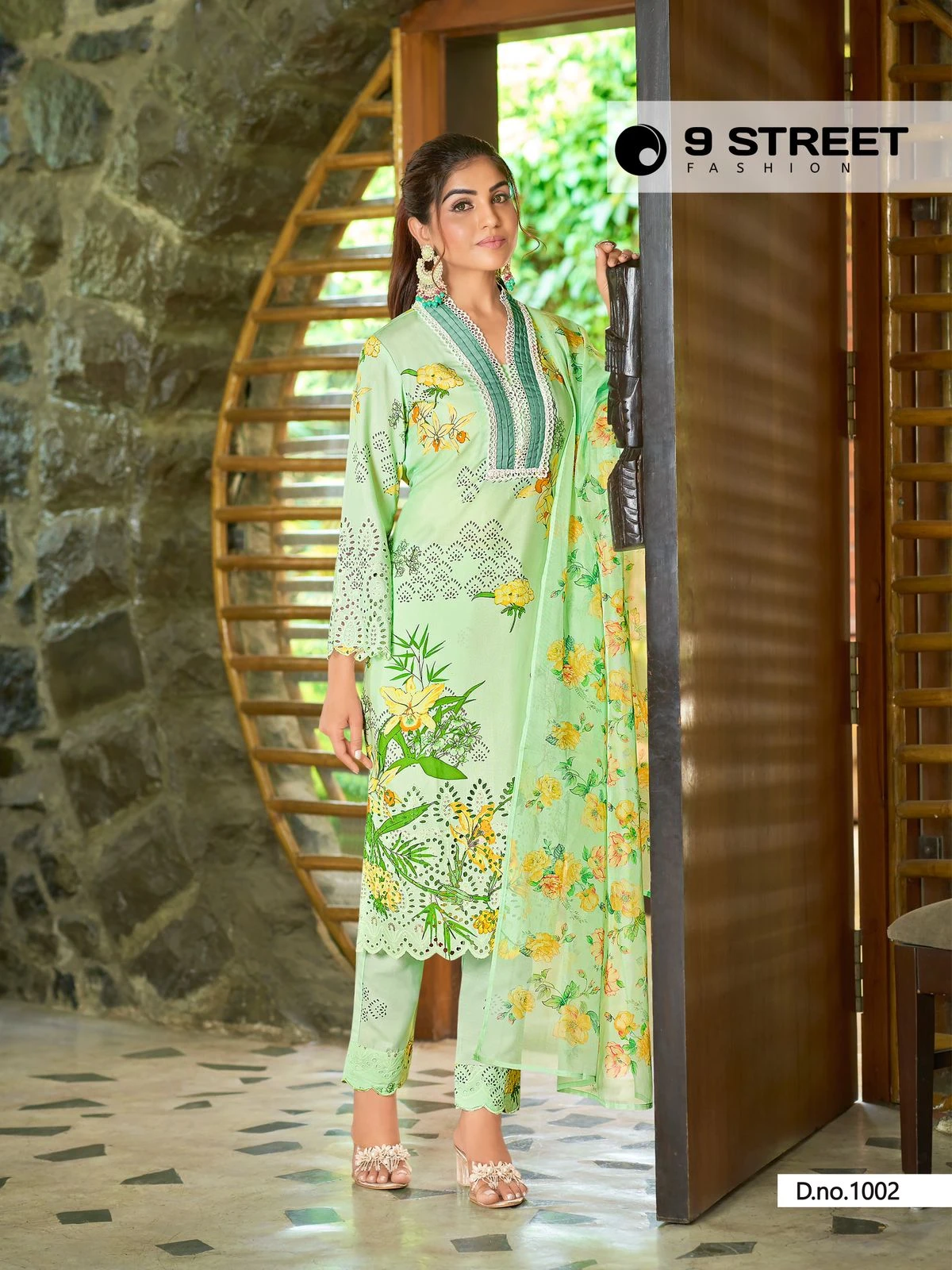 9Street Deliza Poly Viscose Wholesale Readymade Salwar Suit Catalog — Wholesale Readymade Suit, MPA wholesale from Surat — view 4